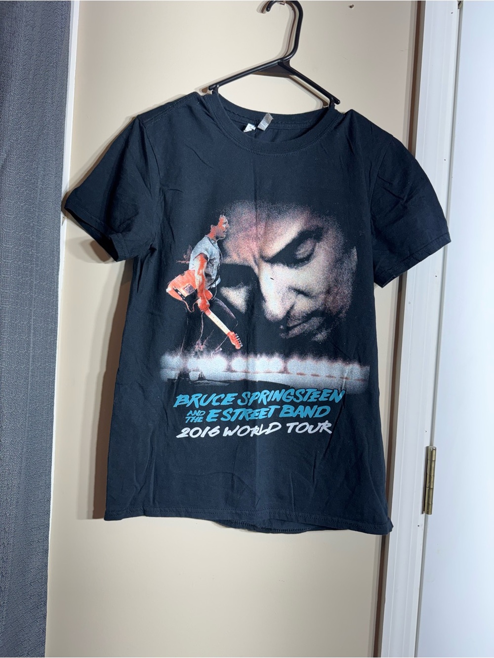 Band Tee Concert Bruce Springsteen 2016 World Tour Short Sleeve Graphic Tee
